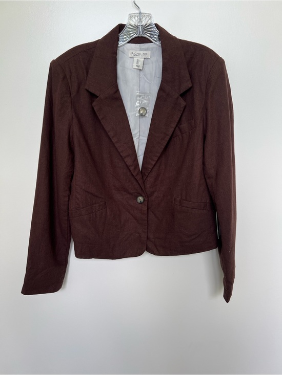 Rachel Zoe Jackets & Blazers - Rachel Zoe Women's Brown linen short Blazer/ jacket